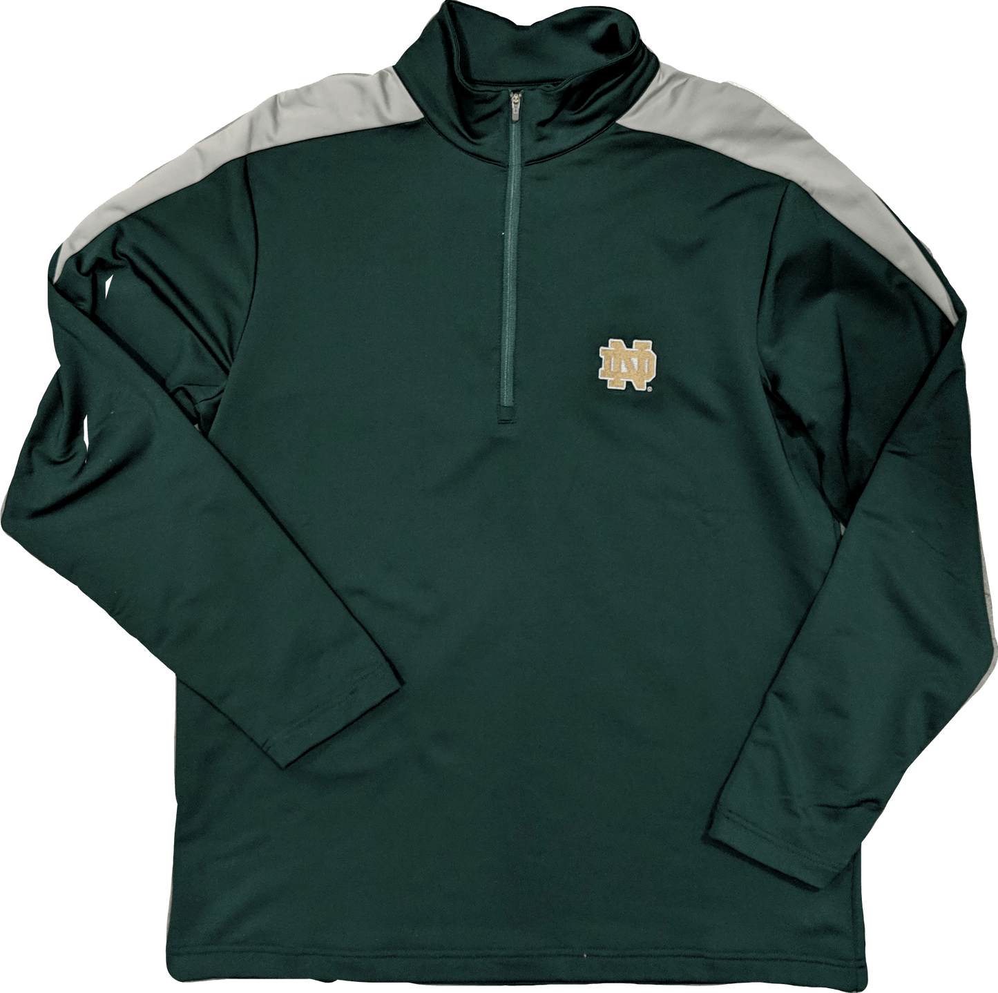Men's NCAA Notre Dame Fighting Irish Green Succeed 1/4 Zip