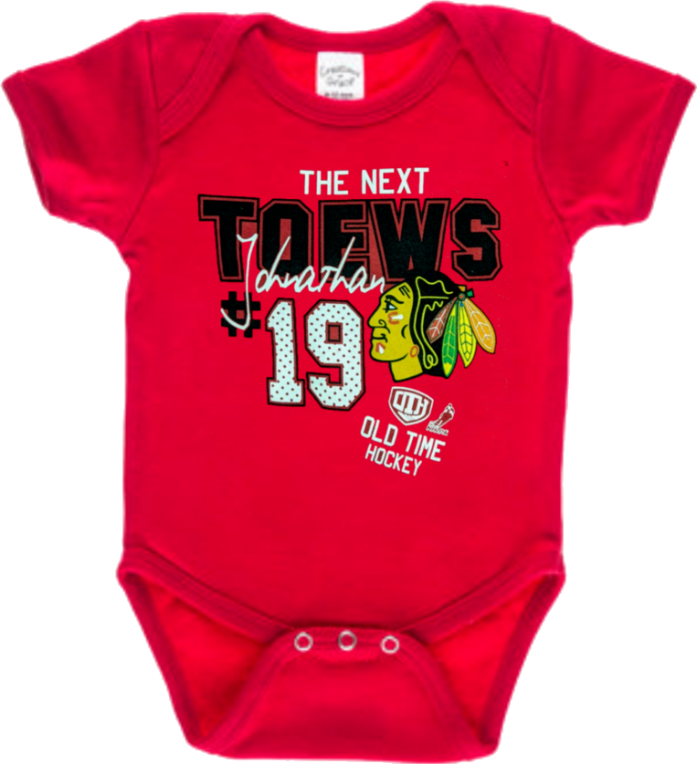 NHL Chicago Blackhawks "The Next Jonathan Toews" Infant Jersey Creeper