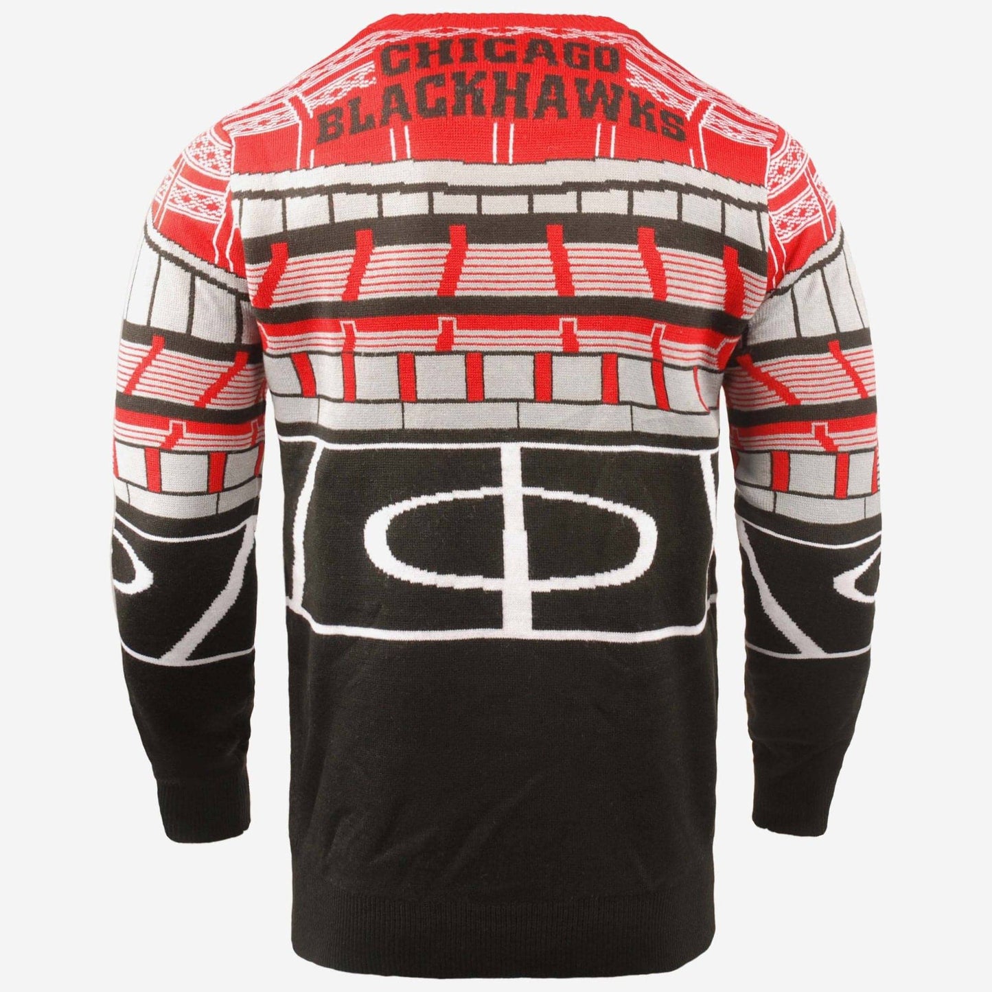 Mens Chicago Blackhawks Light Up Bluetooth Sweater By Foco