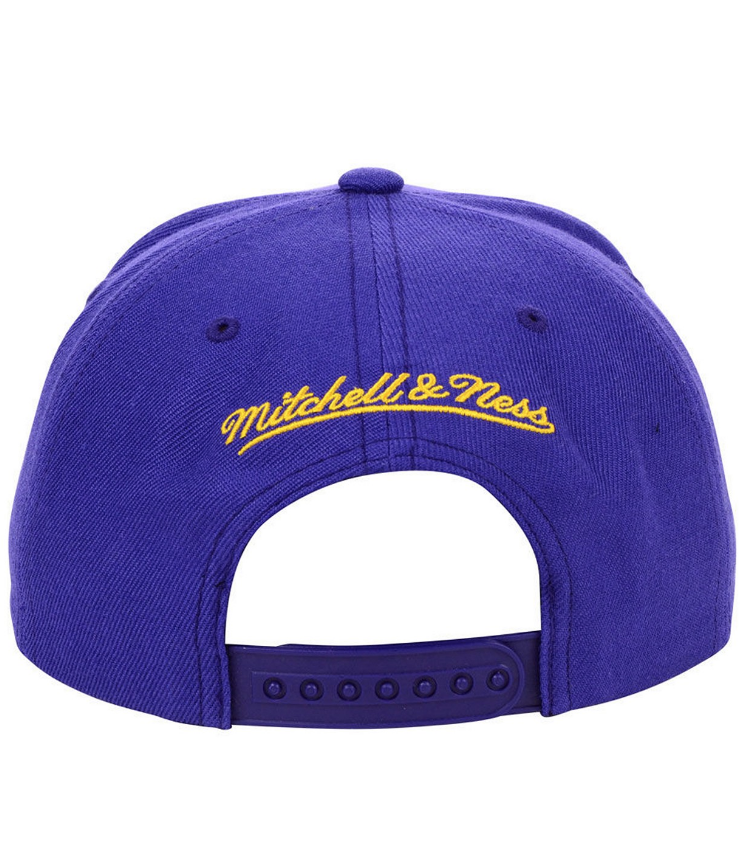 Mens NBA Los Angeles Lakers Purple/Gold Wool 2 Tone Snapback Hat By Mitchell And Ness