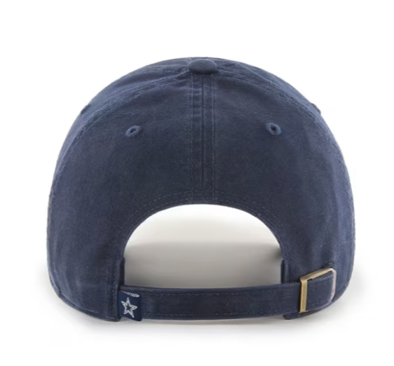 Dallas Cowboys '47 Brand Mens Navy Clean Up Adjustable Hat