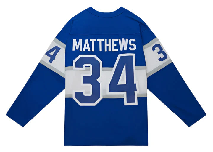 Men's Auston Matthews Toronto Maple Leafs Blue 2017 Centennial Classic Power Play Jersey