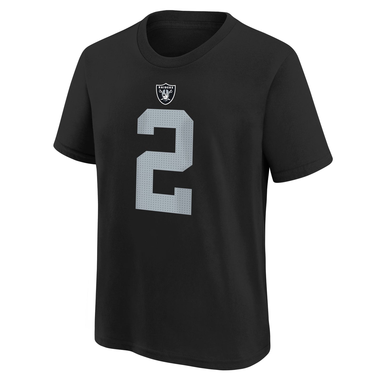 Youth Nike Ashton Jeanty Las Vegas Raiders Black Name & Number T-Shirt