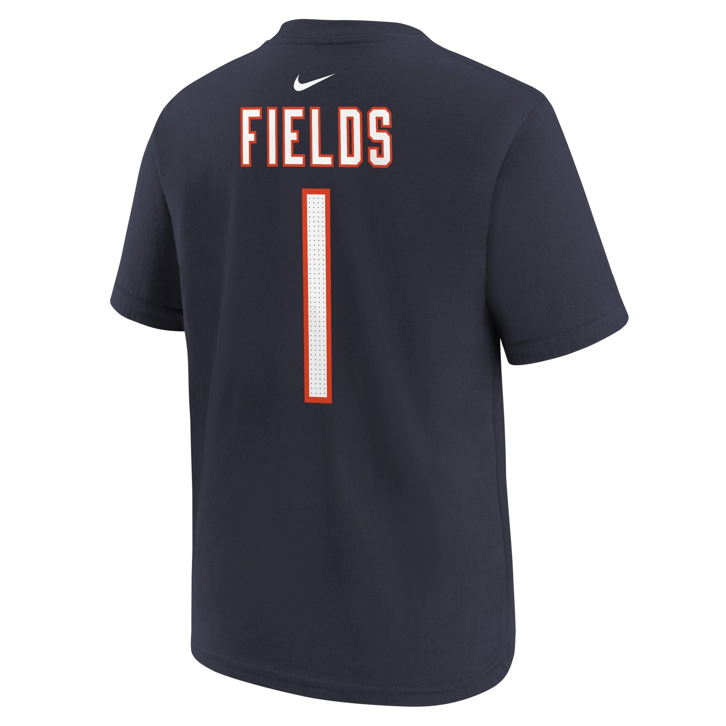 Youth Justin Fields Chicago Bears Nike Navy FUSE Name & Number T-Shirt