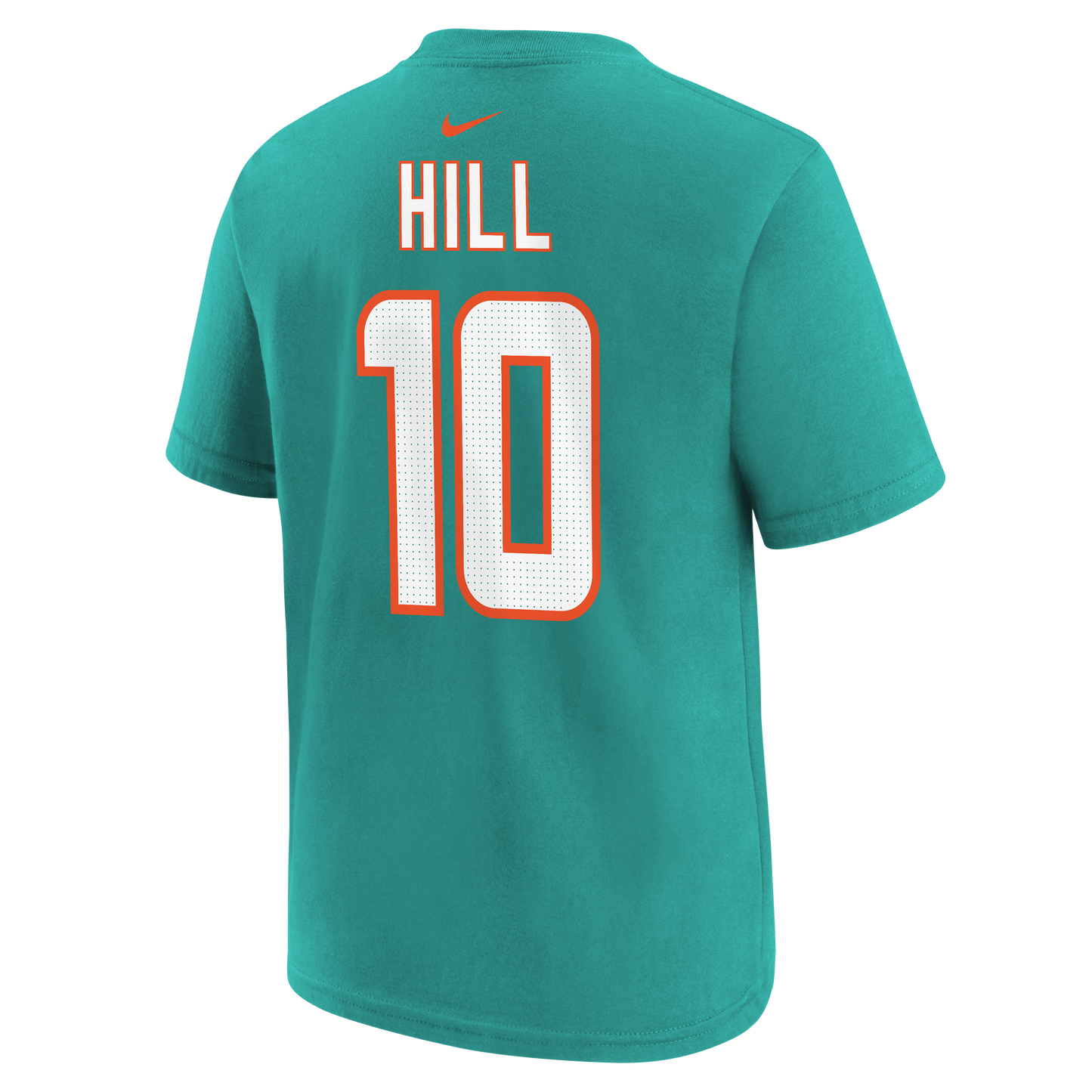 Youth Miami Dolphins Tyreek Hill Nike Aqua Player FUSE Name & Number T-Shirt