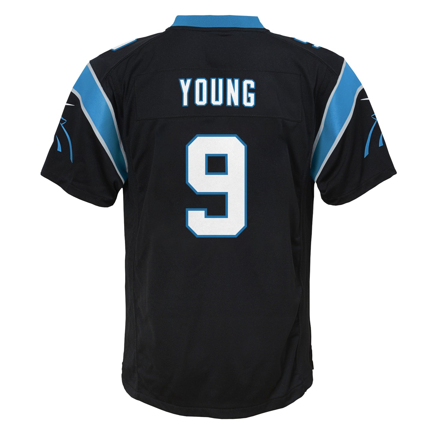 Youth Carolina Panthers Bryce Young Nike Black Game Jersey