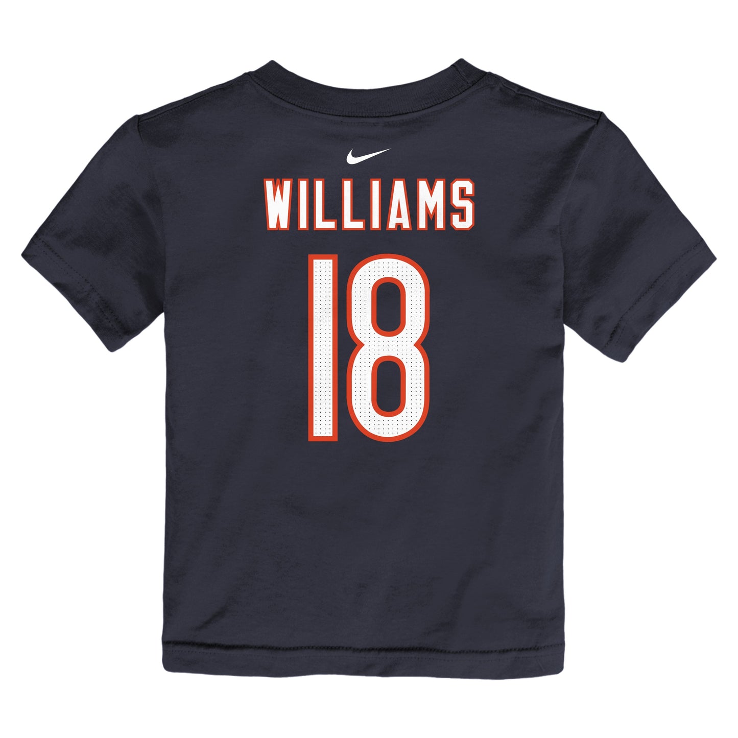 Kids Caleb Williams Chicago Bears Nike Navy Child FUSE Name & Number T-Shirt