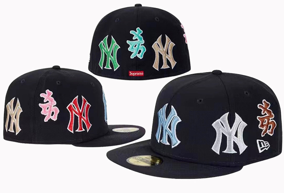 Supreme x New York Yankees Kanji New Era 'Navy'