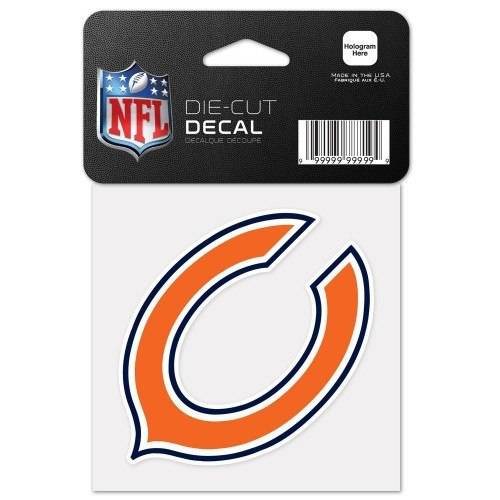 CHICAGO BEARS Perfect Cut Color Decal 4" x 4"