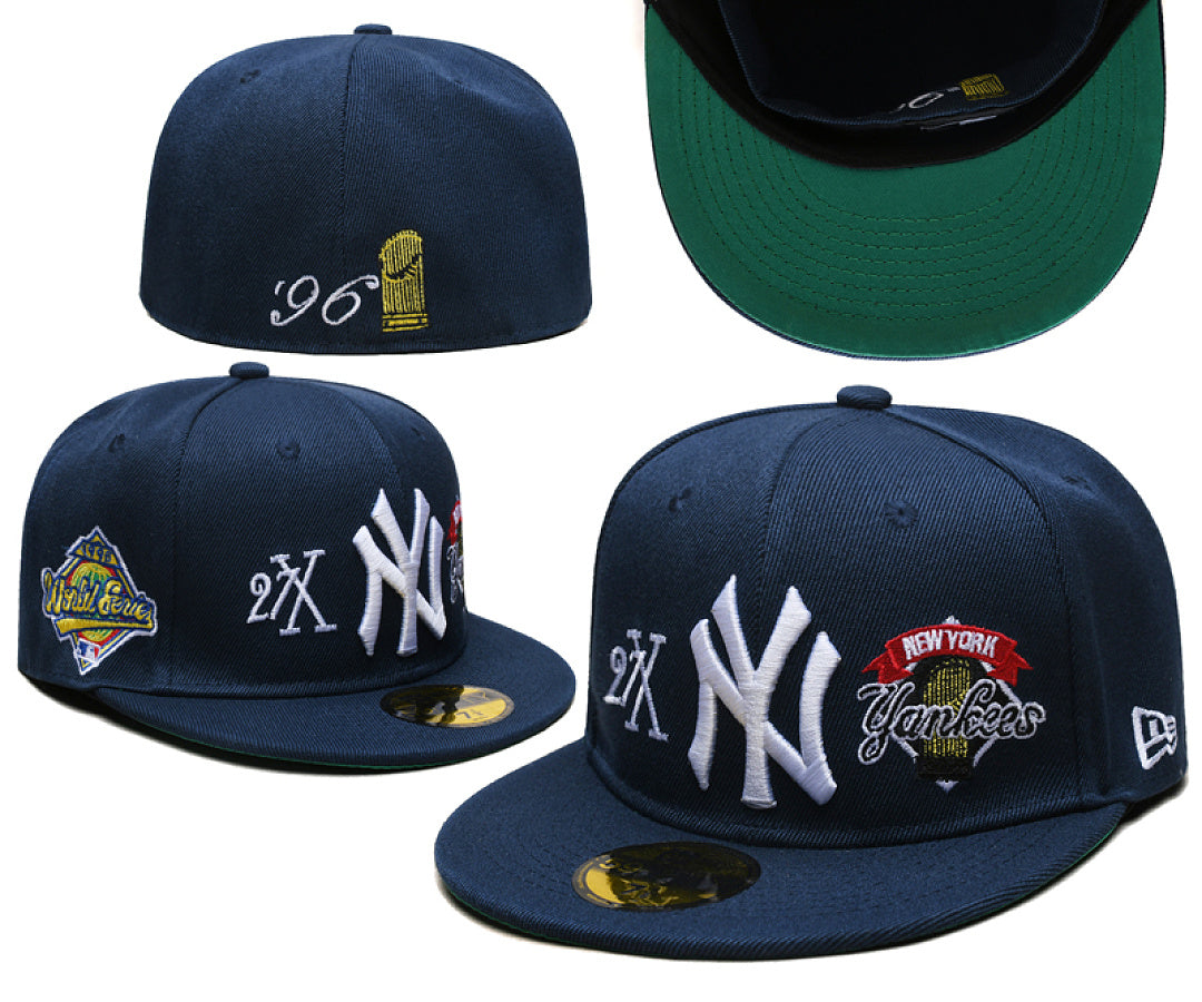 New Era 59FIFTY New York Yankees 2x World Series Champions 1996 Side Patch Fitted Cap