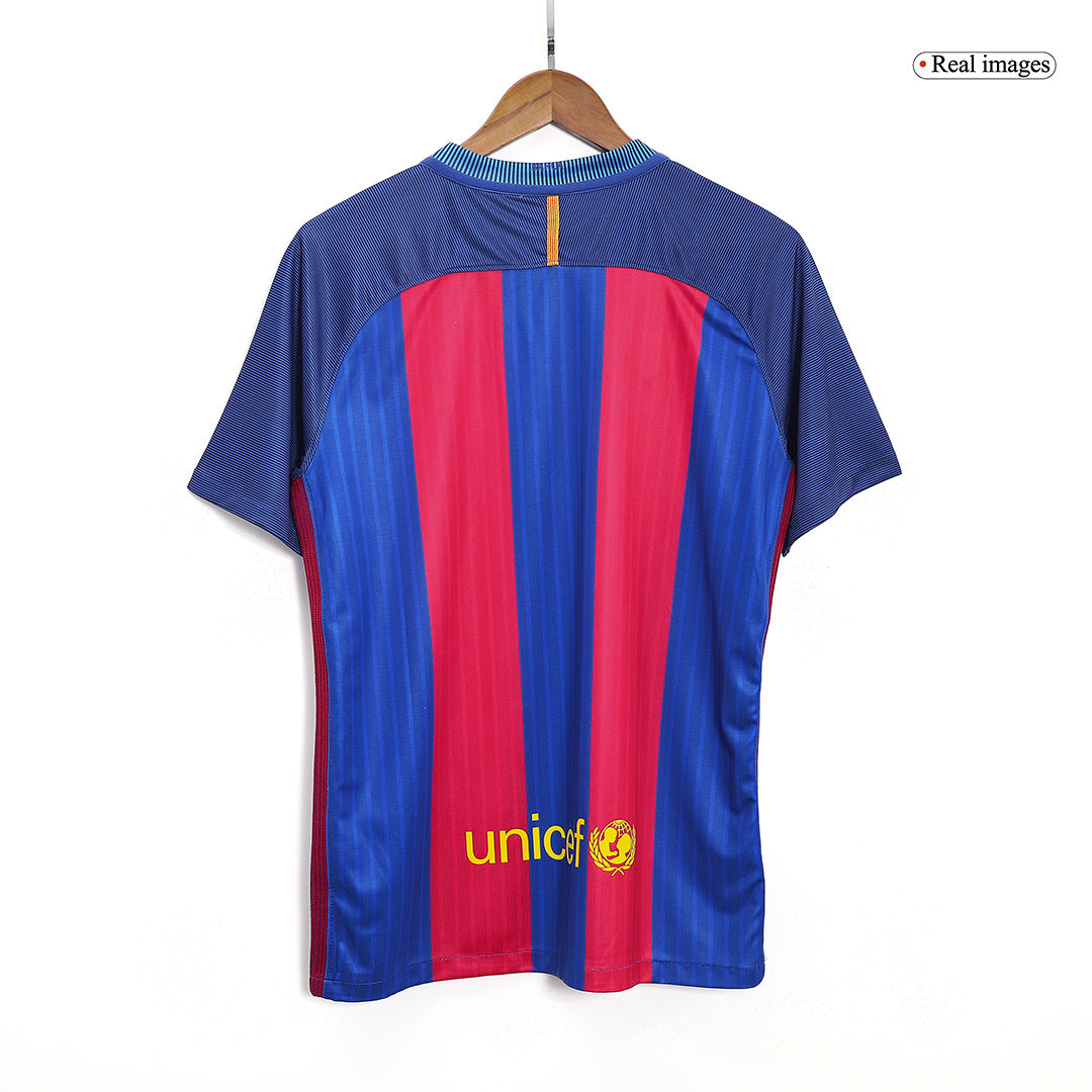 Retro 2016/17 Barcelona Home Football Shirt