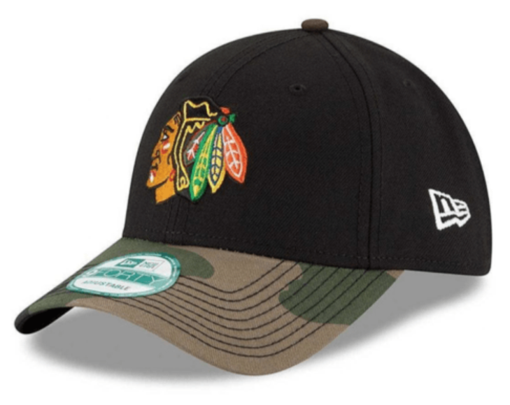 Chicago Blackhawks Camo The League 9Forty Adjustable Hat