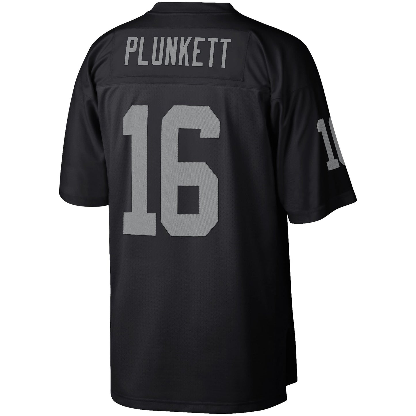 Mens Las Vegas Raiders Jim Plunkett Mitchell & Ness Black Retired Player Legacy Replica Jersey