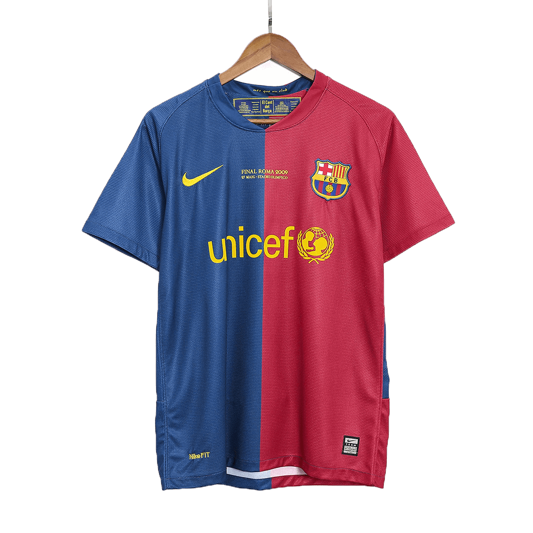 Retro XAVI #6 2008/09 Barcelona Home Football Shirt