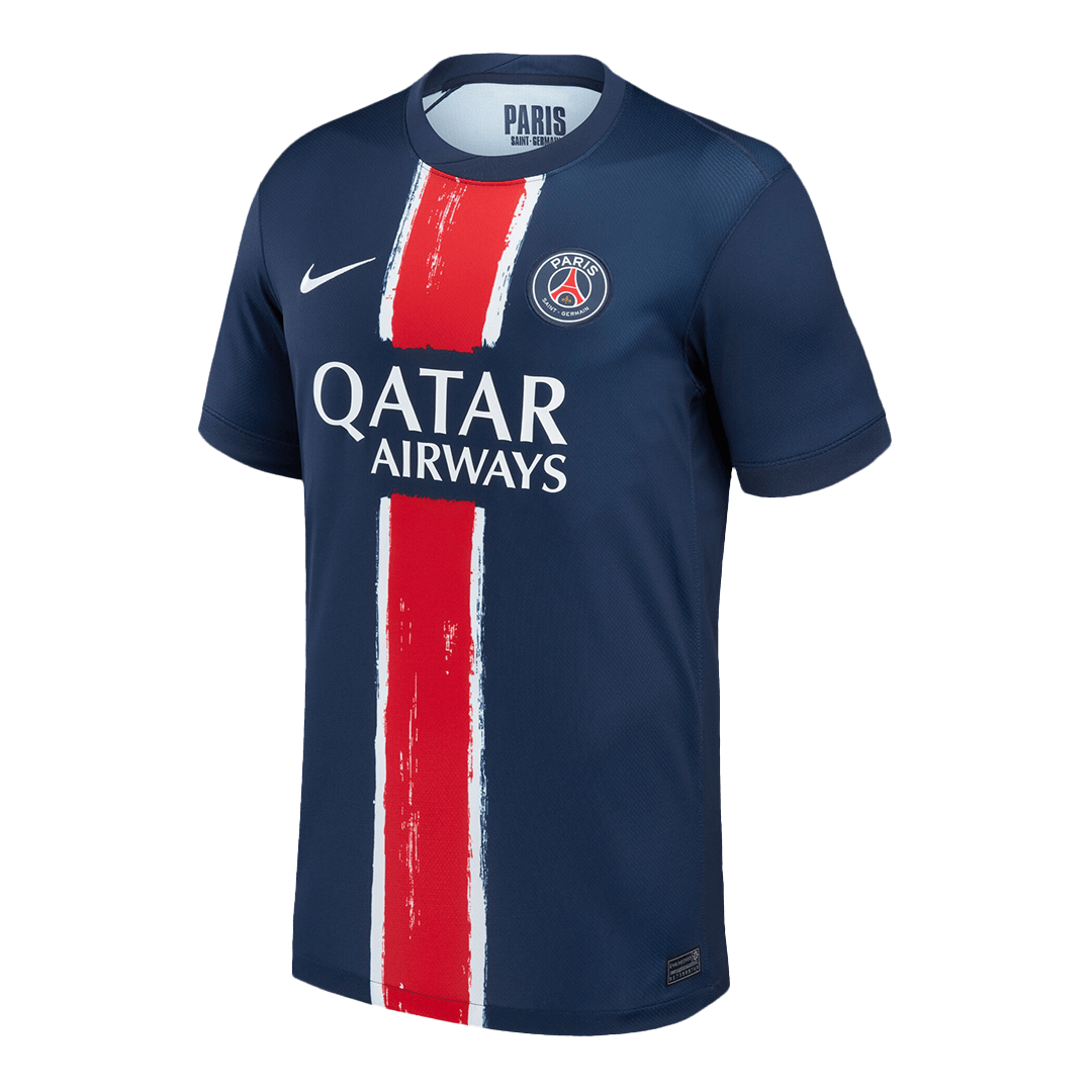 BARCOLA #29 PSG Home Football Shirt 2024/25 Navy - UCL