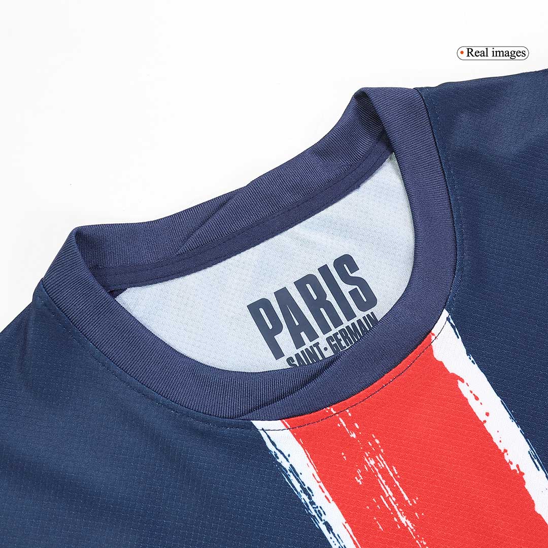 CHAMPIONS #25 PSG Home Football Shirt 2024/25 Navy - CHAMPIONS OF EUROPE