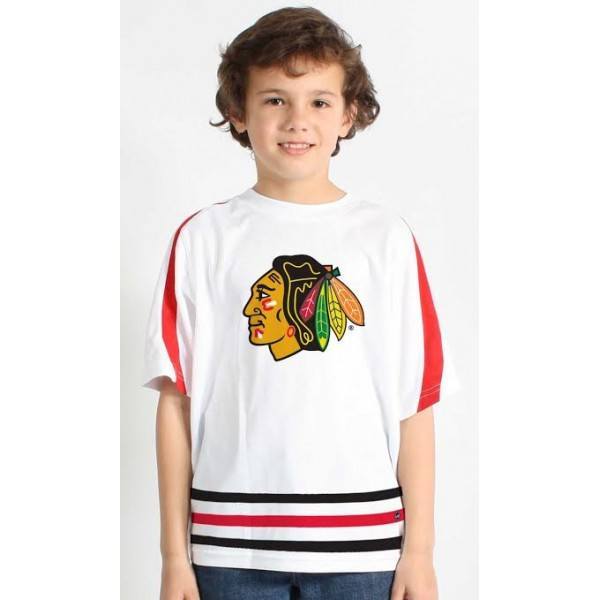 Youth Jonathan Toews Chicago Blackhawks White Performance Tee