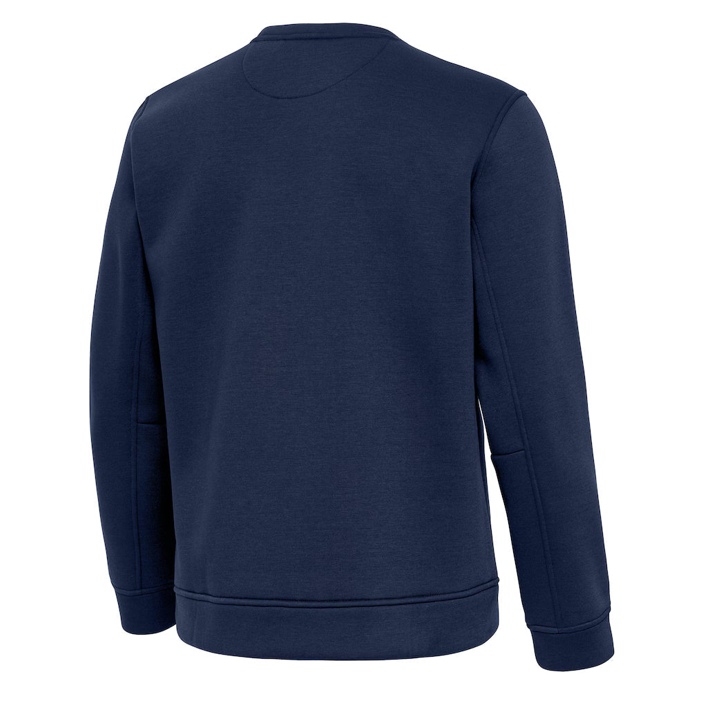 Antigua Chicago Bears Navy Relevant Lightweight Left Chest Pullover Sweatshirt