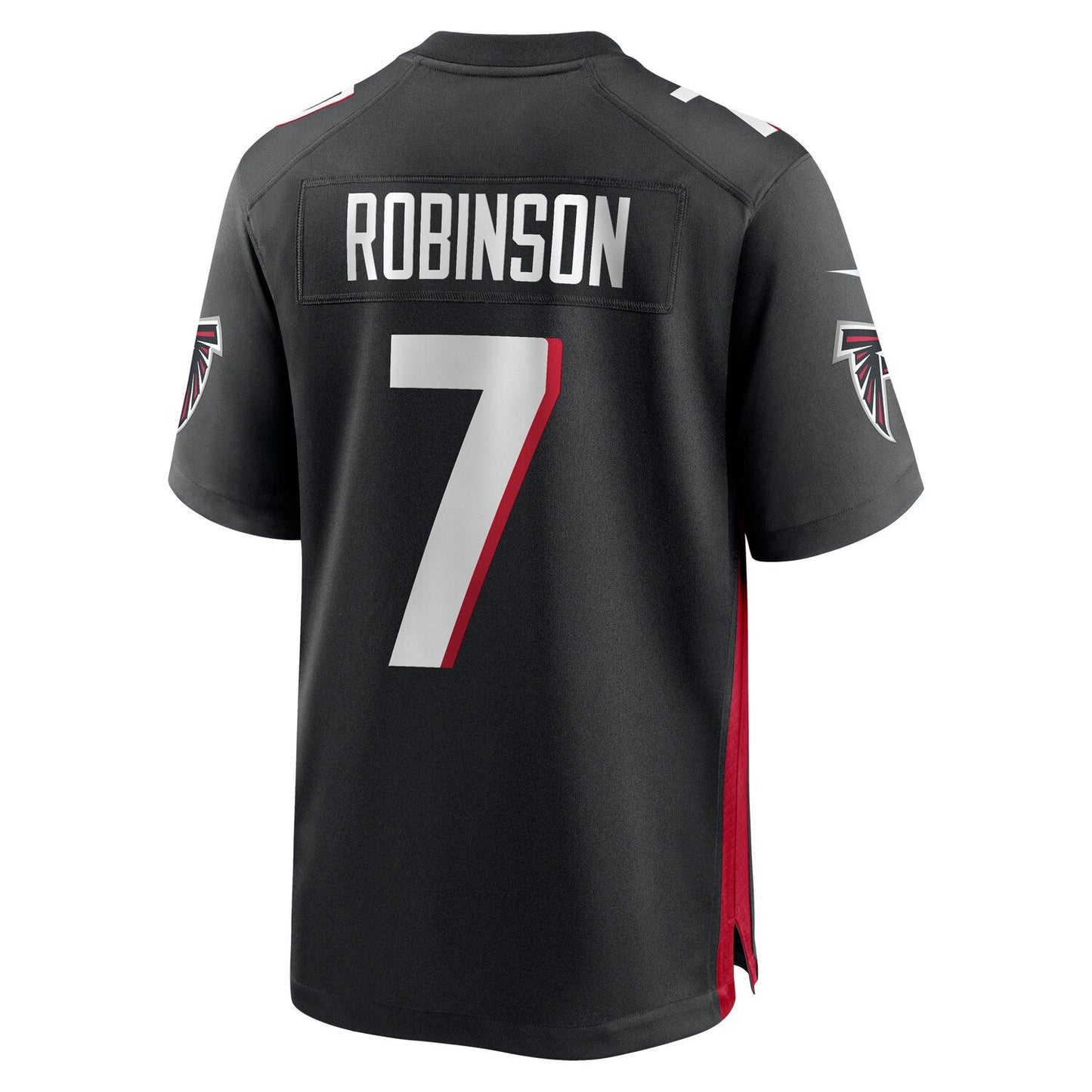 Men's Bijan Robinson Atlanta Falcons Nike Black Game Replica Jersey