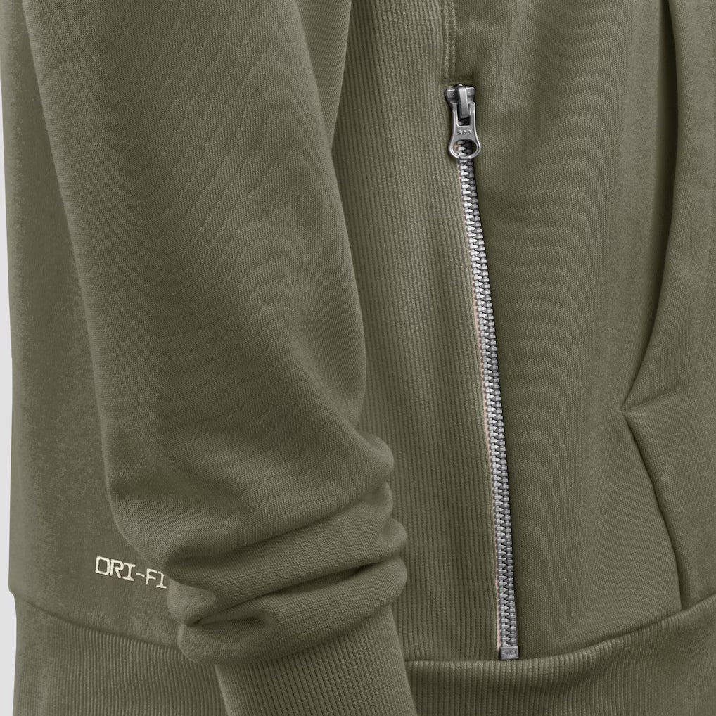 Men's Kansas City Chiefs Nike Olive Green 2025 Salute To Service Club Pullover Hoodie