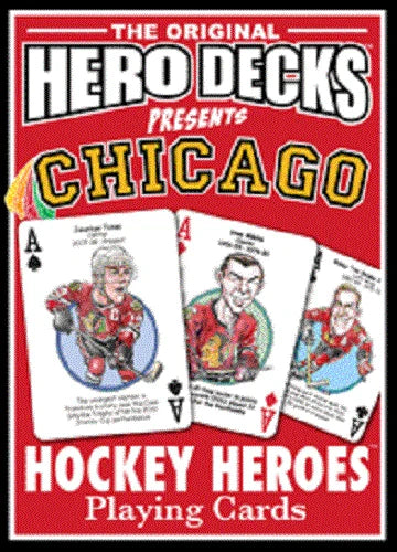 Chicago Blackhawks NHL Hero Decks Playing Cards Poker Sized 52 Card Deck