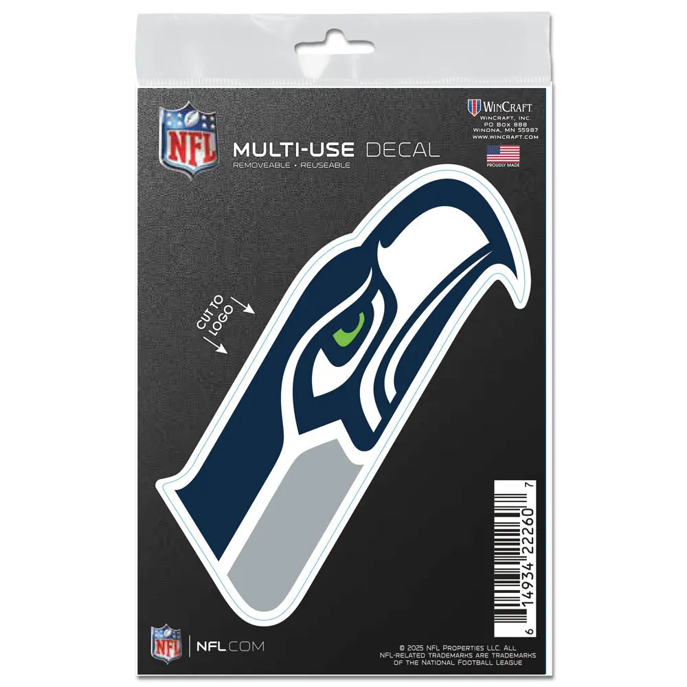 Seattle Seahawks 3X5 Multi-Surface Decal By Wincraft