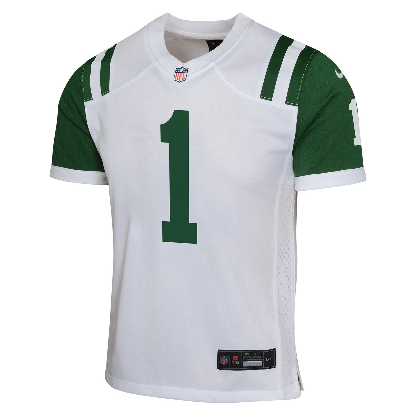 Youth Sauce Gardner New York Jets Nike Classic Alternate White Game Replica Jersey