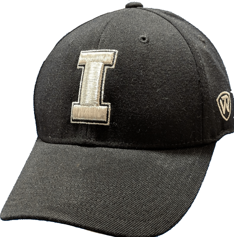 Mens NCAA Iowa Hawkeyes B.A.F. Black Memory Fit Hat