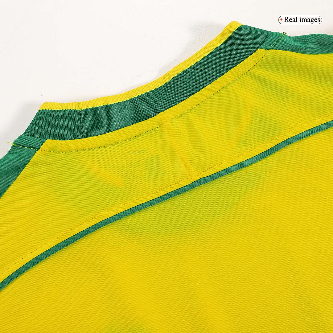 Retro 1998 Brazil Home Football Shirt