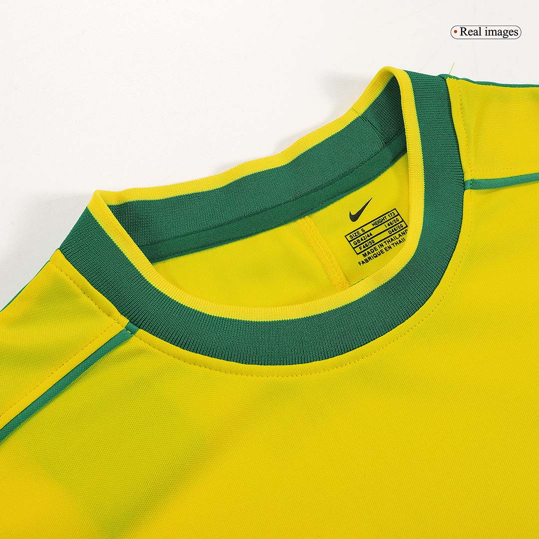 Retro 1998 Brazil Home Football Shirt