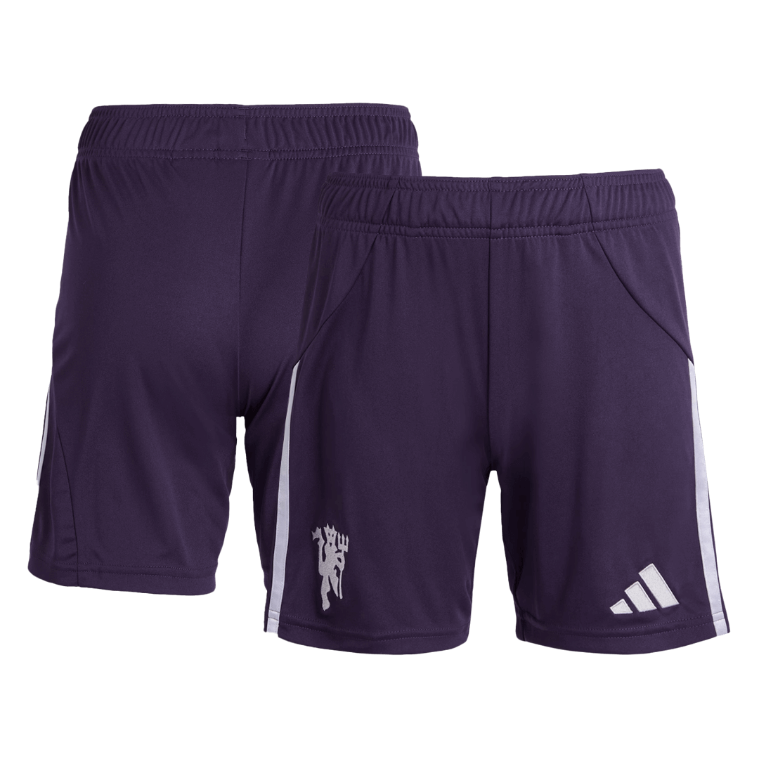 Manchester United Away Football Shirt Kit(Jersey+Shorts+Socks) 2025/26