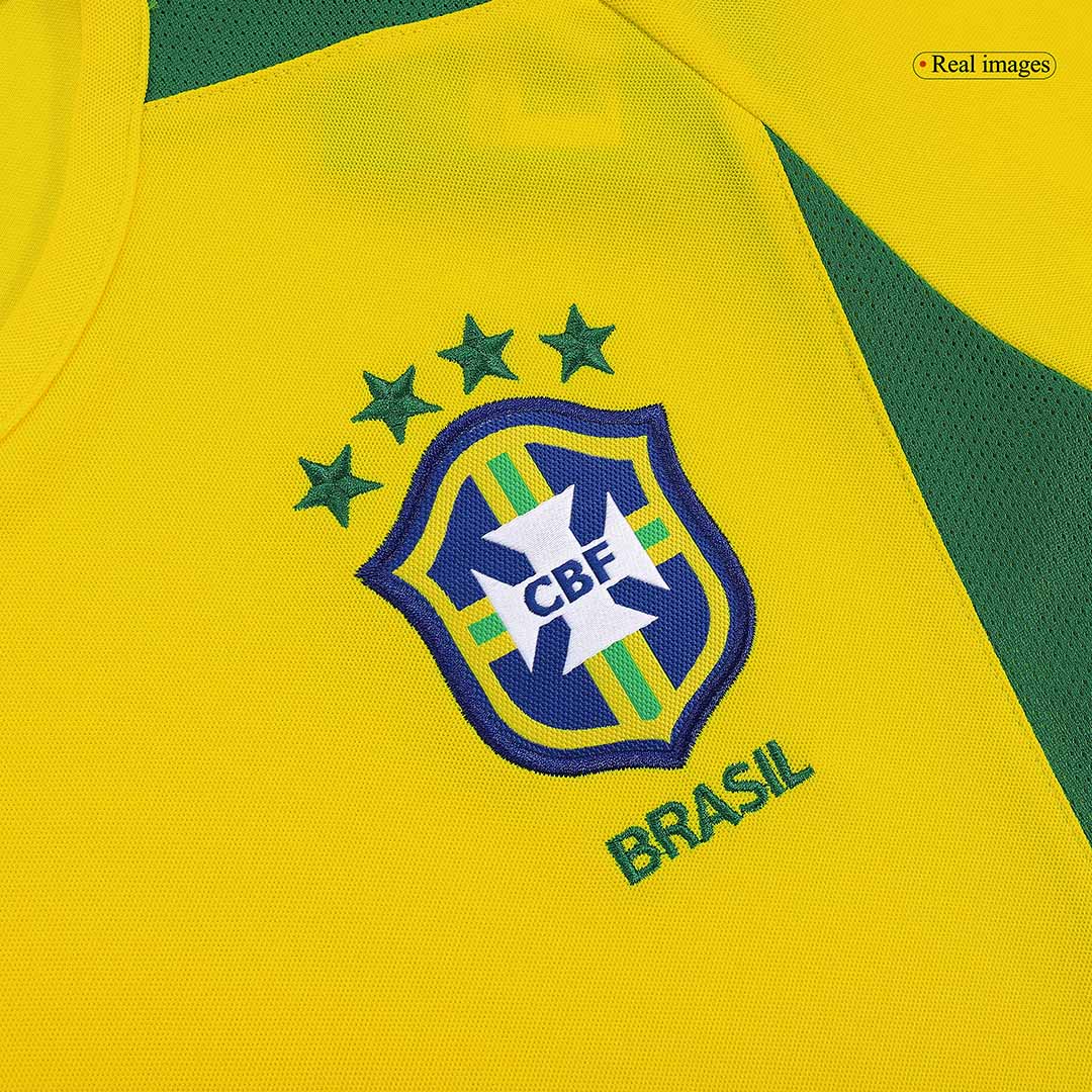 Retro CAFU #2 2002/03 Brazil Home Football Shirt
