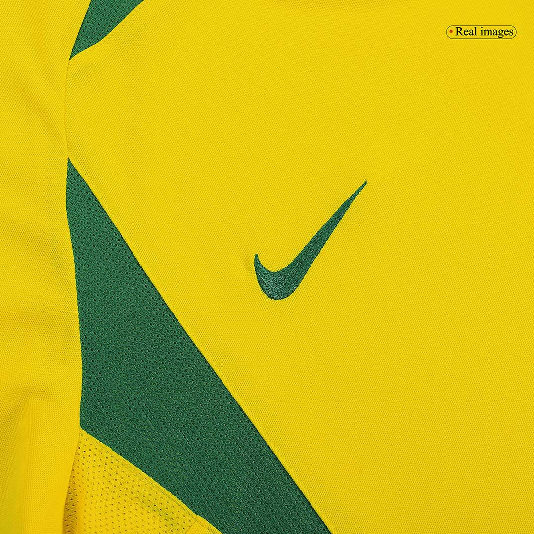 Retro RONALDINHO #11 2002/03 Brazil Home Football Shirt
