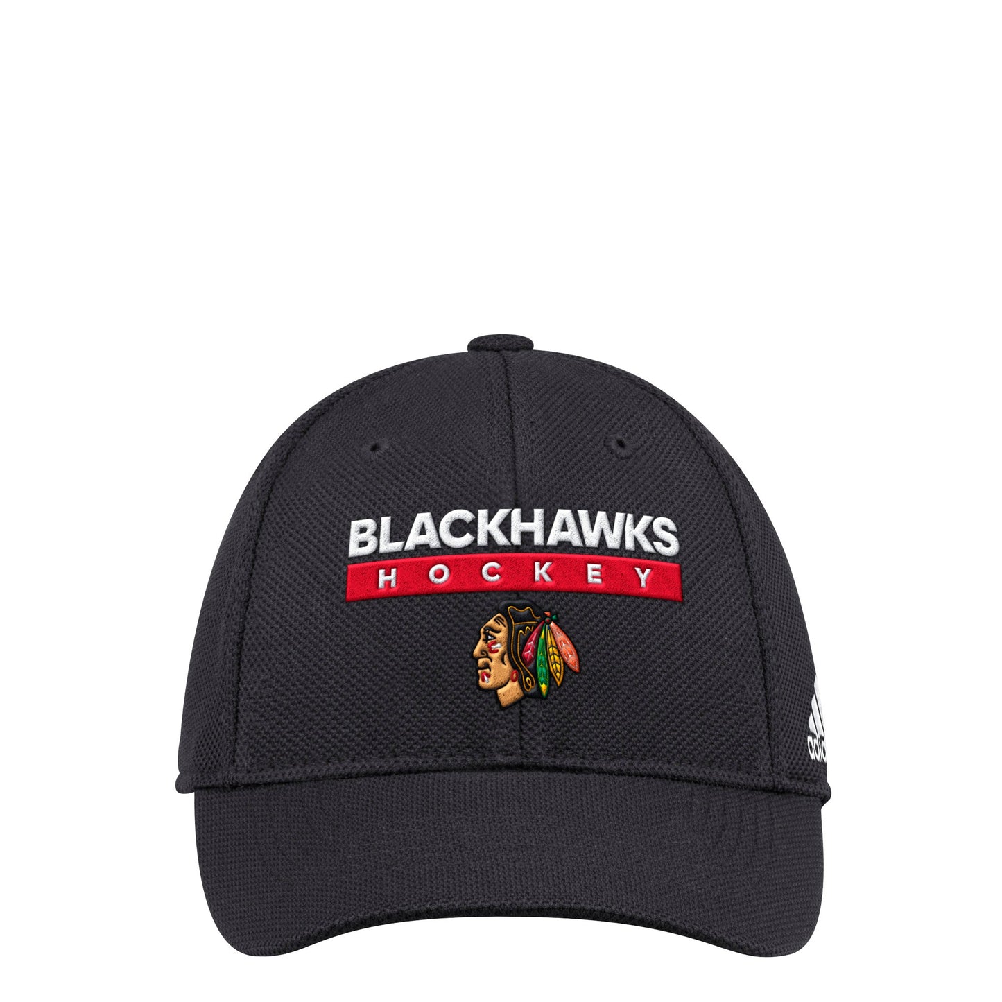 Men's Chicago Blackhawks Authentic Collection Foxtrot Structured Flex Fit Hat By Adidas