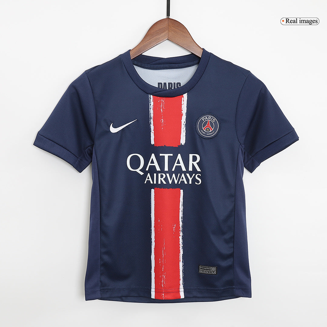 Kid's PSG Home Football Shirt Kit(Jersey+Shorts+Socks) 2024/25