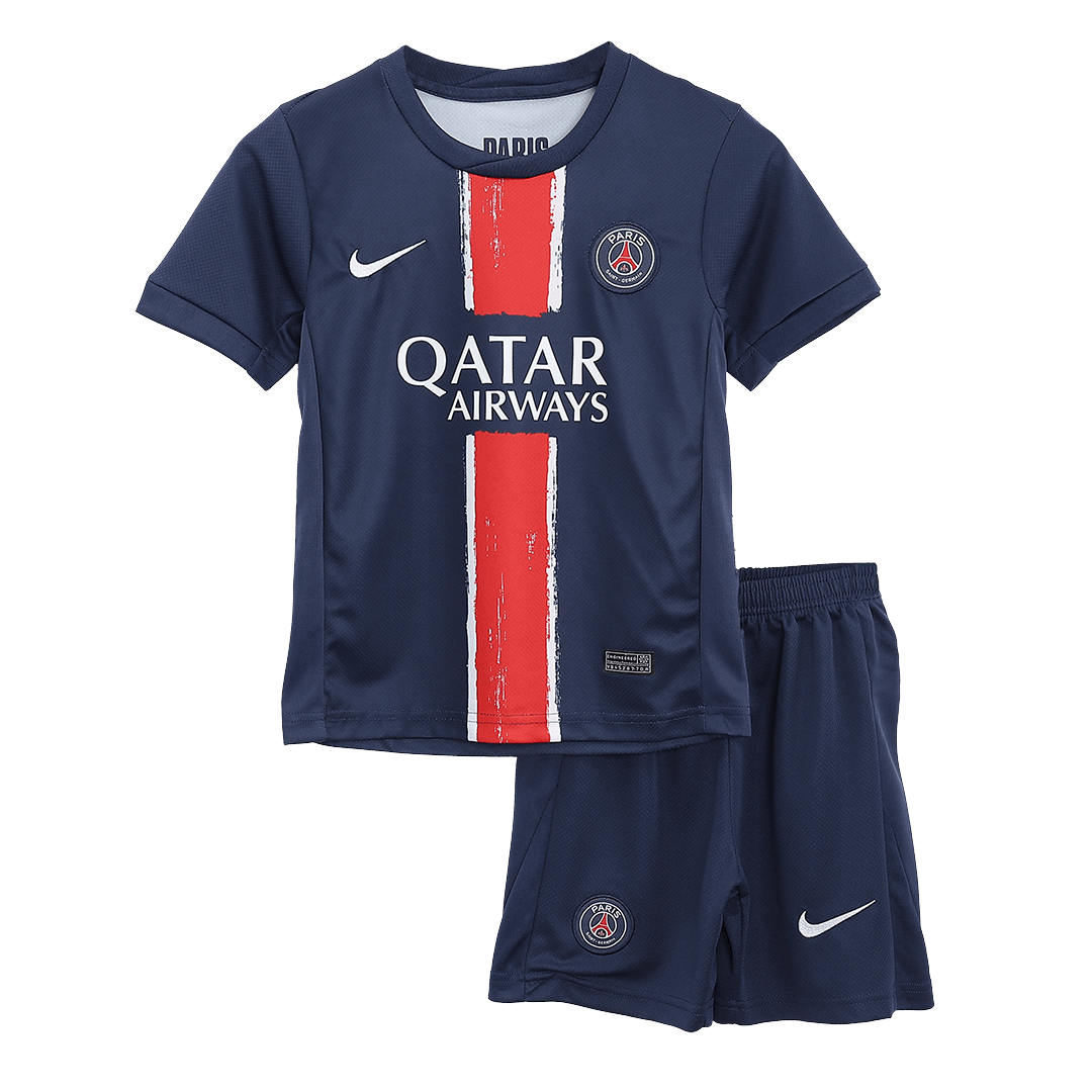 Kid's PSG Home Football Shirt Kit(Jersey+Shorts+Socks) 2024/25