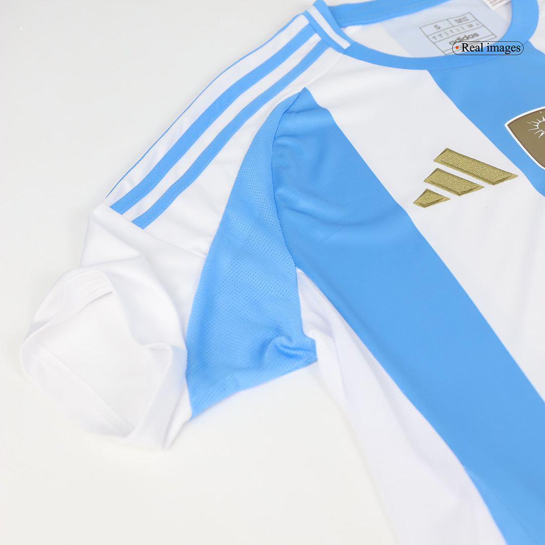 J.ALVAREZ #9 Argentina Home Football Shirt 2024