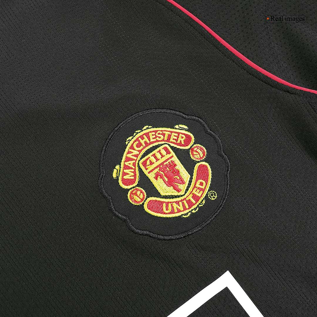 Retro 2007/08 Manchester United Away Long Sleeve Football Shirt