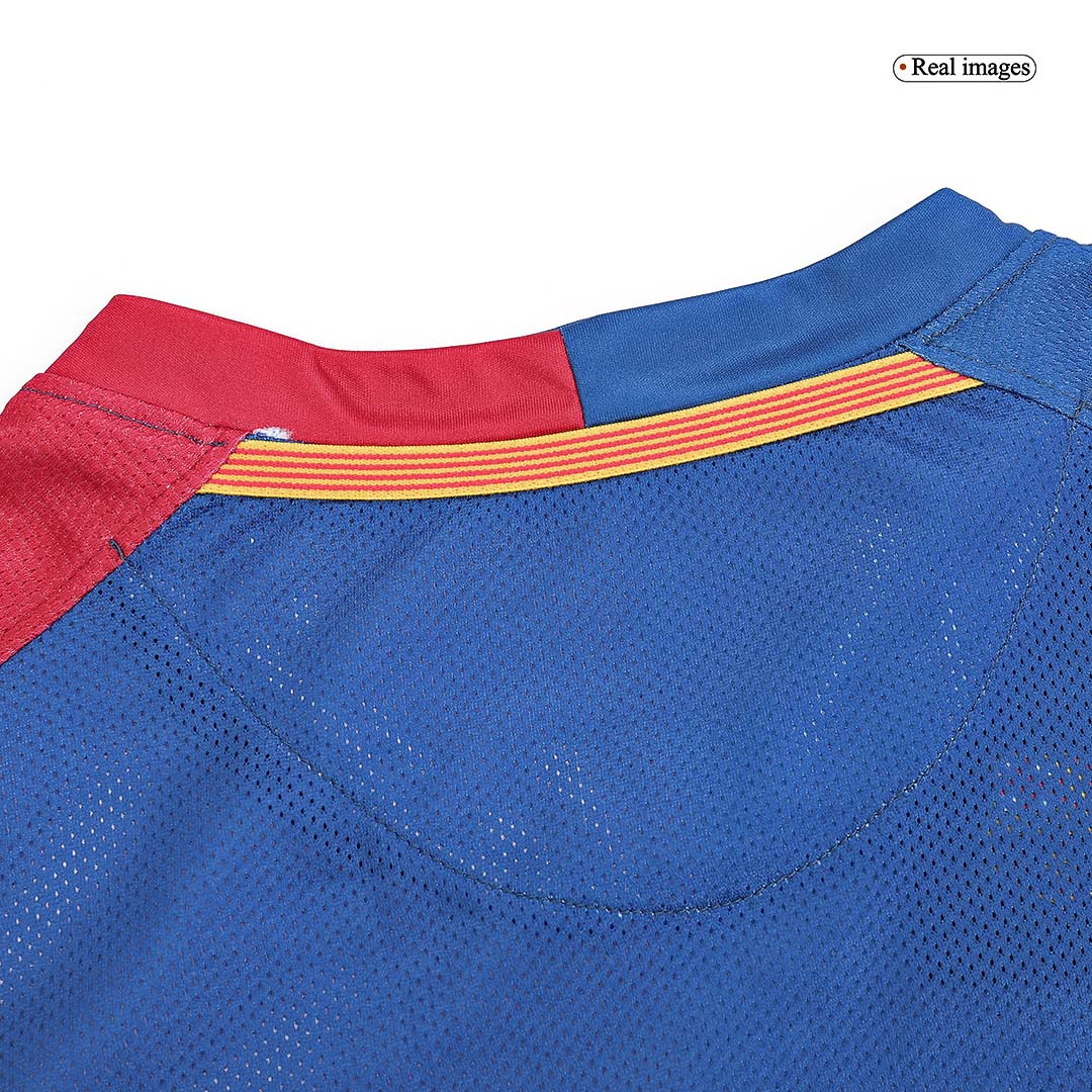Retro MESSI #10 2008/09 Barcelona Home Long Sleeve Football Shirt - UCL Final