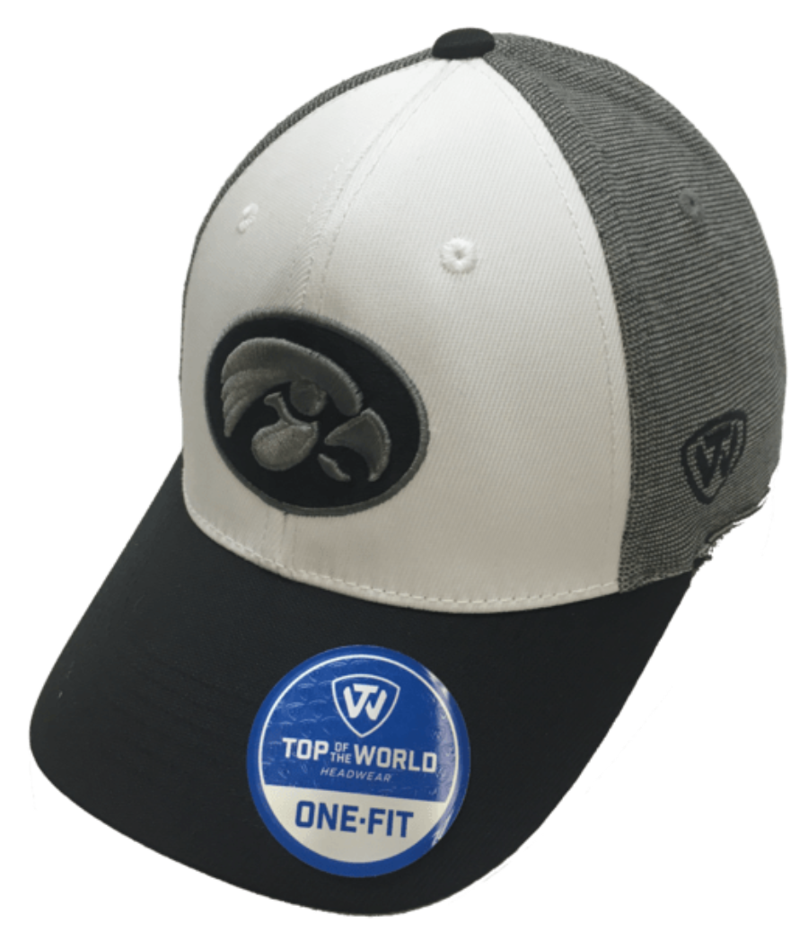 Iowa Hawkeyes NCAA Hustle One Fit Stretch Fit Hat By Top Of The World