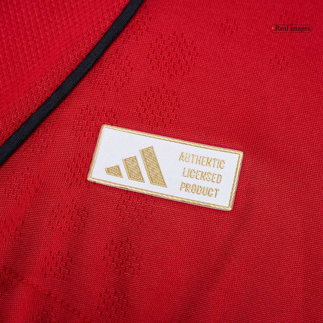 Player Version B.FERNANDES #8 Manchester United Home Football Shirt 2025/26 Red