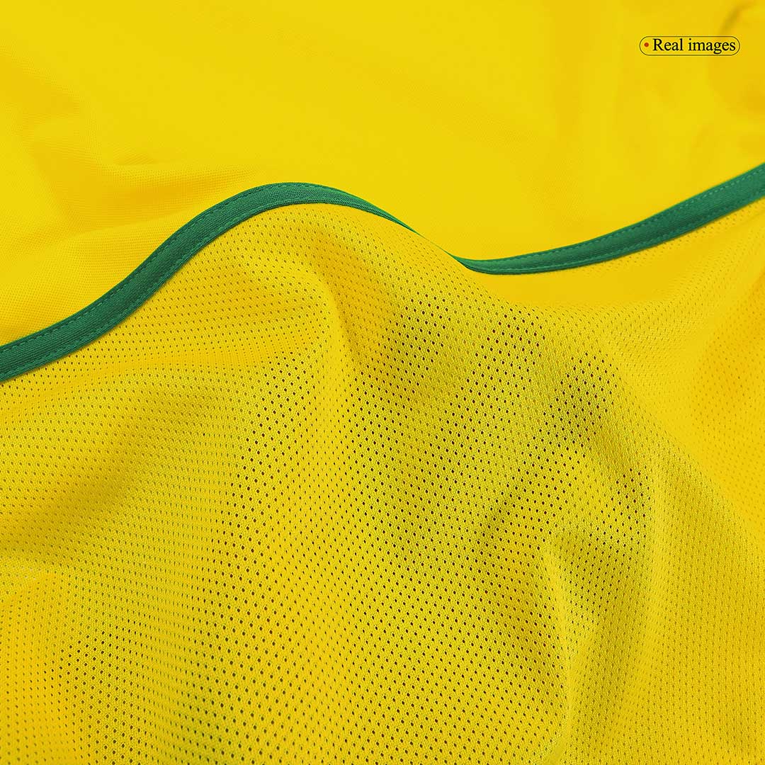 Retro RONALDO #9 2002/03 Brazil Home Football Shirt