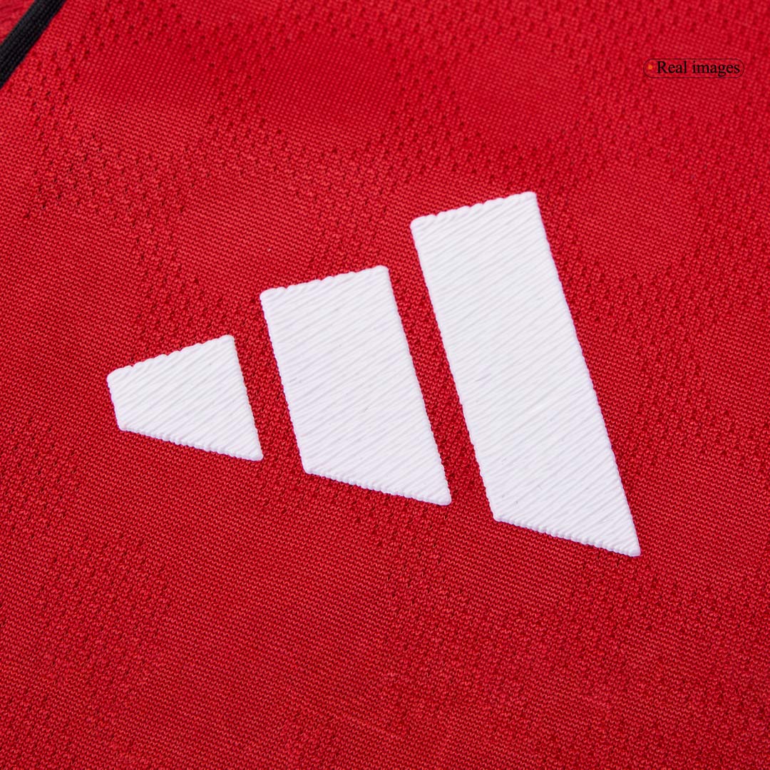 Player Version B.FERNANDES #8 Manchester United Home Football Shirt 2025/26 Red