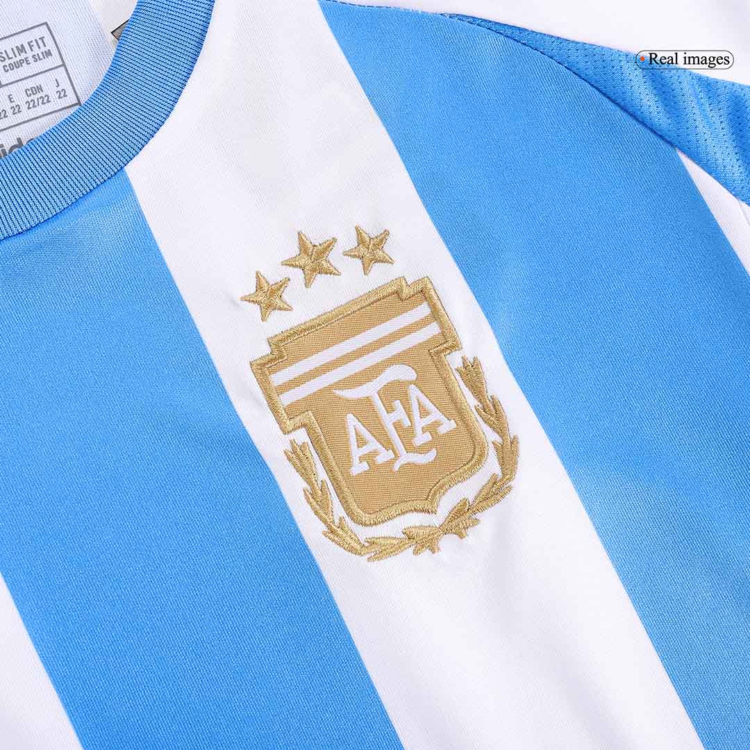 Kid's Argentina Home Football Shirt Kit(Jersey+Shorts) Copa America 2024