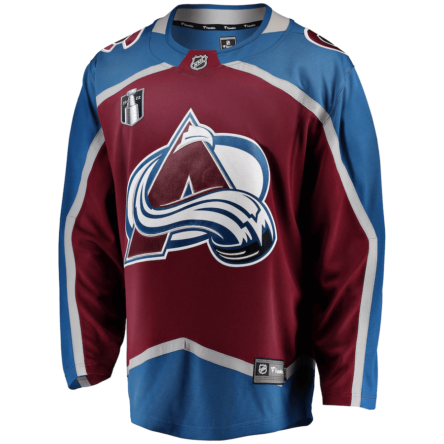 Colorado Avalanche Home 2022 Stanley Cup Final Breakaway Jersey - Burgundy