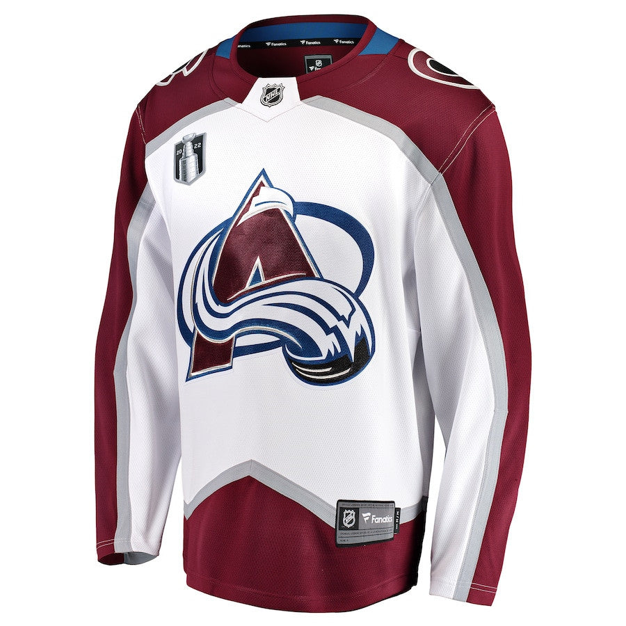 Colorado Avalanche Away 2022 Stanley Cup Final Breakaway Jersey - White
