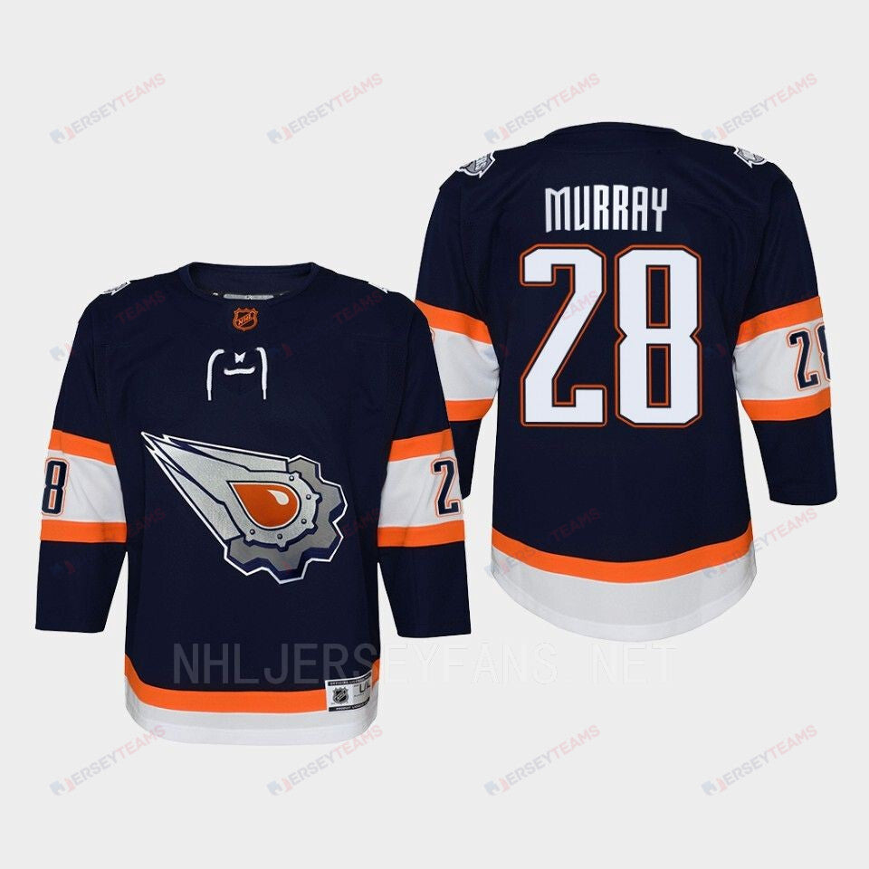 Youth Edmonton Oilers Ryan Murray 28 Special Edition 2.0 Retro Jersey Navy