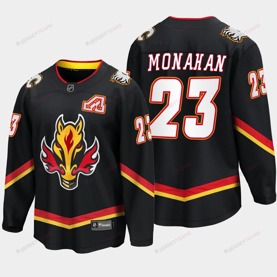 Calgary Flames Sean Monahan 23 Alternate Black Jersey Breakaway Player