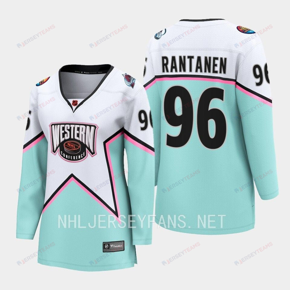 Mikko Rantanen 96 Colorado Avalanche 2023 All-Star Game Jersey White Equipment