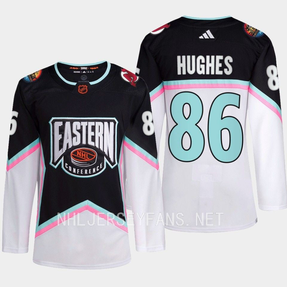 Jack Hughes 86 New Jersey Devils 2023 All-Star Game Jersey Black Equipment